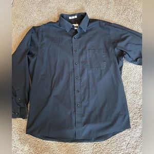Black Pierre Cardin dress shirt